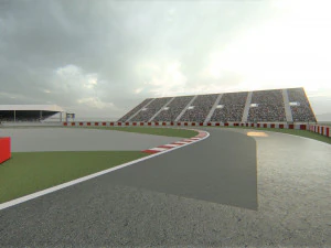 Canadian Montreal F1 Grand Prix 3D Model