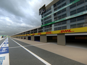 Canadian Montreal F1 Grand Prix Modèle 3D