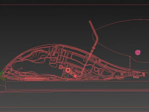 Canadian Montreal F1 Grand Prix 3D Model