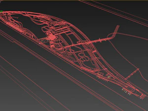 Canadian Montreal F1 Grand Prix 3D Model