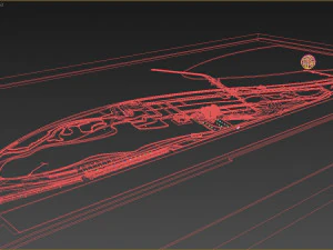 Canadian Montreal F1 Grand Prix 3D Model
