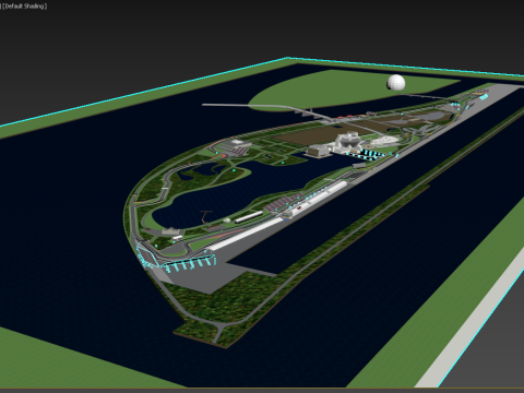 Canadian Montreal F1 Grand Prix Modèle 3D