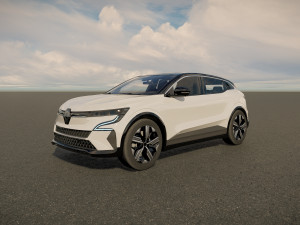 Renault Megane E-Tech 2024 3D Model