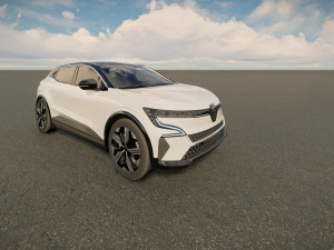 Renault Megane E-Tech 2024 3D Model