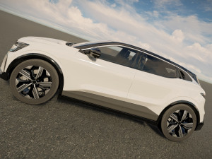 Renault Megane E-Tech 2024 3D Model