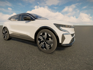 Renault Megane E-Tech 2024 3D Model