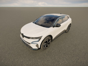 Renault Megane E-Tech 2024 3D Model