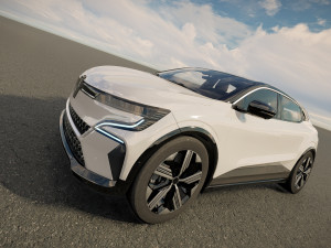 Renault Megane E-Tech 2024 3D Model