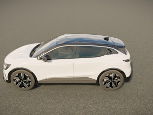 Renault Megane E-Tech 2024 3D Model
