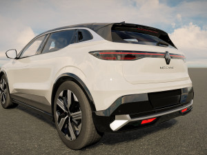 Renault Megane E-Tech 2024 3D Model