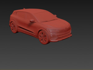 Renault Megane E-Tech 2024 3D Model