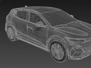Renault Megane E-Tech 2024 3D Model