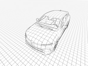 Renault Megane E-Tech 2024 3D Model