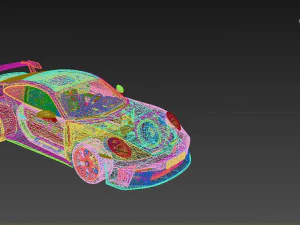 Porsche 911 GT3 3D Model