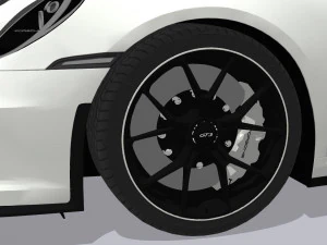 Porsche 911 GT3 3D Model