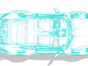 Porsche 911 GT3 3D Модель