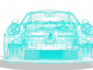 Porsche 911 GT3 3D Модель
