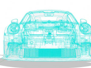 Porsche 911 GT3 3D Model