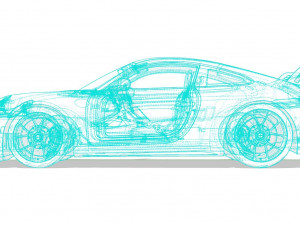 Porsche 911 GT3 3D Модель