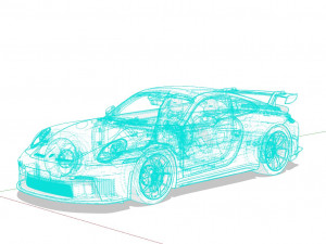 Porsche 911 GT3 3D Модель