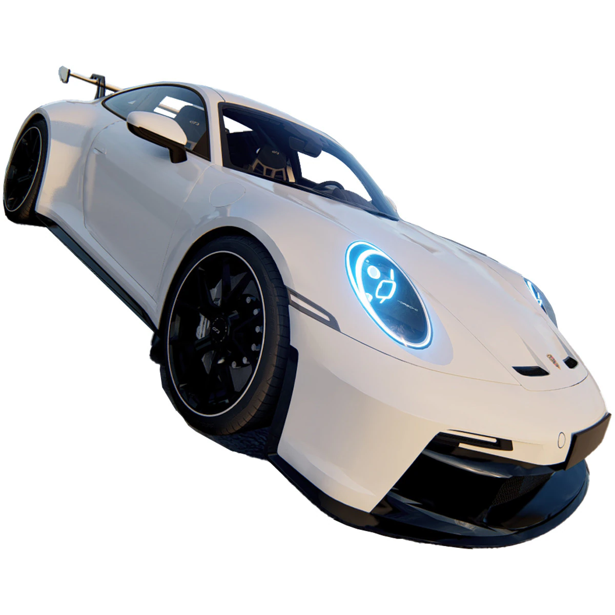 Porsche 911 GT3 3D Model .c4d .max .obj .3ds .fbx .stl .blend 