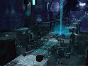 Futuristic Sci-Fi Corridor Environment 3D Model