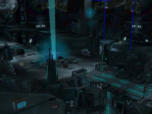 Futuristic Sci-Fi Corridor Environment 3D Model