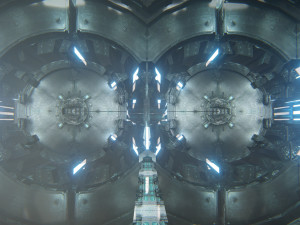 Sci-Fi Futuristic Interior 3Dモデル
