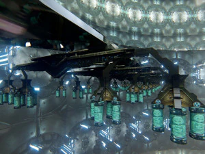Futuristic Sci-Fi Corridor Environment 3D Model