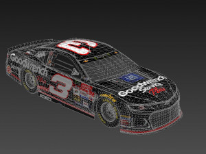 Chevrolet Camaro Nascar ZL1 3 3D 모델