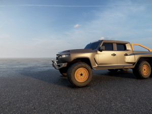 Rezvani Hercules 6X6 3D Model