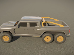 Rezvani Hercules 6X6 3D Model