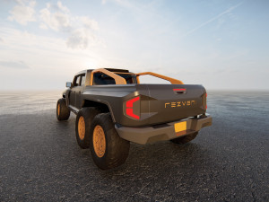 Rezvani Hercules 6X6 3D Model