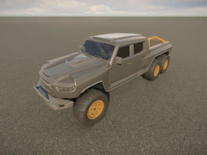 Rezvani Hercules 6X6 3D Model