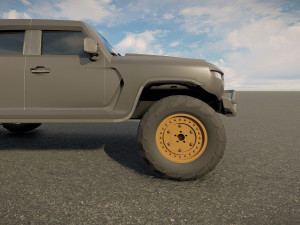 Rezvani Hercules 6X6 3D Model