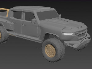 Rezvani Hercules 6X6 3D Model
