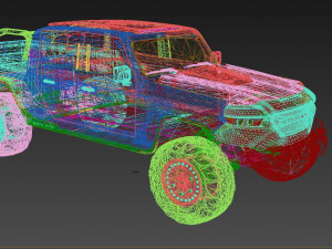Rezvani Hercules 6X6 3D Model