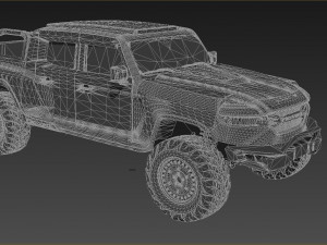 Rezvani Hercules 6X6 3D Model