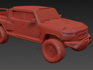 Rezvani Hercules 6X6 3D Model