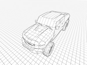 Rezvani Hercules 6X6 3D Model