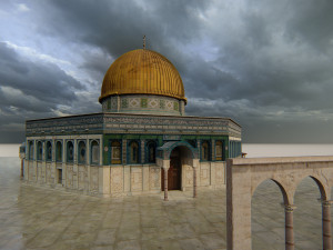 Dome of The Rock Mosque 3D Model