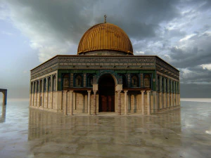 Dome of The Rock Mosque 3D Model