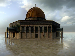 Dome of The Rock Mosque 3D Model