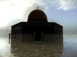 Dome of The Rock Mosque 3D Model