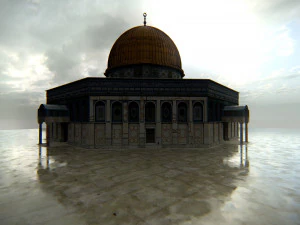 Dome of The Rock Mosque 3D Model