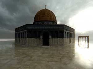 Dome of The Rock Mosque 3D Model