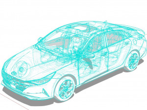 Hyundai Elentra Model 3D
