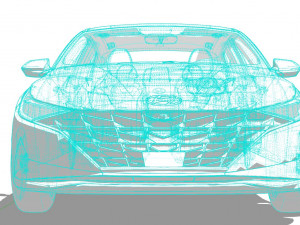 Hyundai Elentra Model 3D