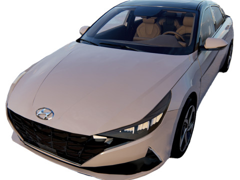 Hyundai Elentra 3D मॉडल