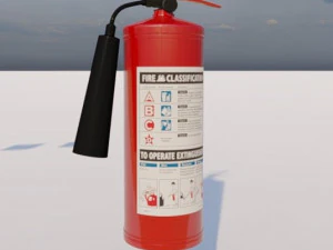 Fire System Components 3D Model